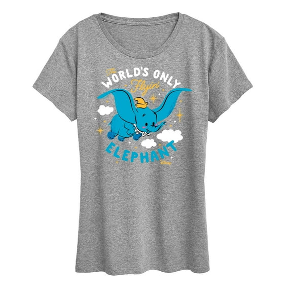 Dumbo - Worlds Only Flyin Elephant - Women's Short Sleeve Graphic T-Shirt