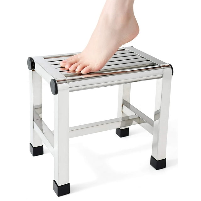 Dumbpec Shower Foot Stool Rest Shaving Legs Inside Bathroom Small Step