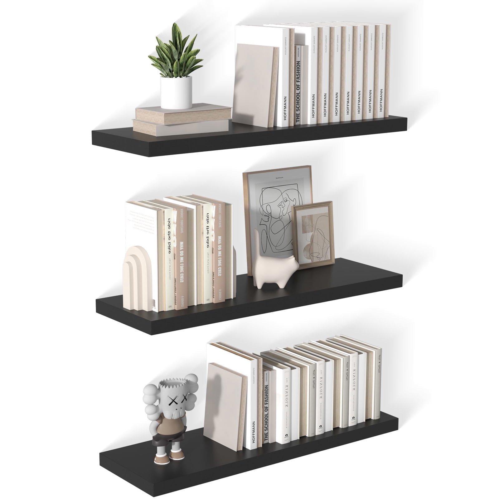 Dumekko 12 Inch Deep Floating Shelves for Wall, 36" W x 12" D x 1.2" H