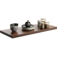 thumbnail image 1 of Dumekko Large Floating Shelves for Wall Set of 1 Wooden Wall Shelves 30 in x 12.75 in x 2 in Room Decor Long Shelf with Invisible Wall Mount Bracket for Bedroom, Kitchen, Living Room, Walnut, 1 of 6