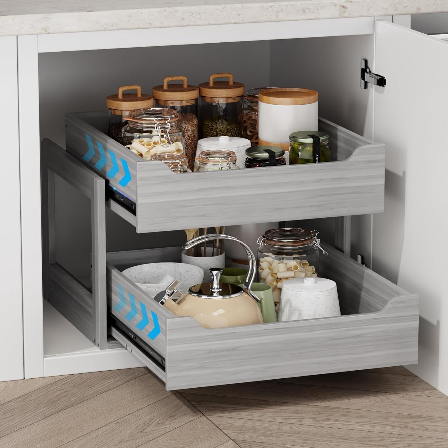 Dumekko Pull Out Drawers For Cabinets, 23