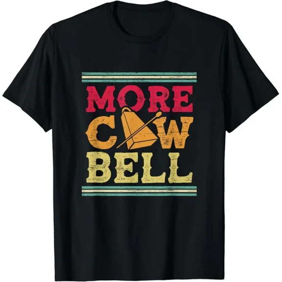 Dummer More Cowbell Tee Shirts Unisex S-5XL Hot Trending Shirt, Vintage Birthday Gift