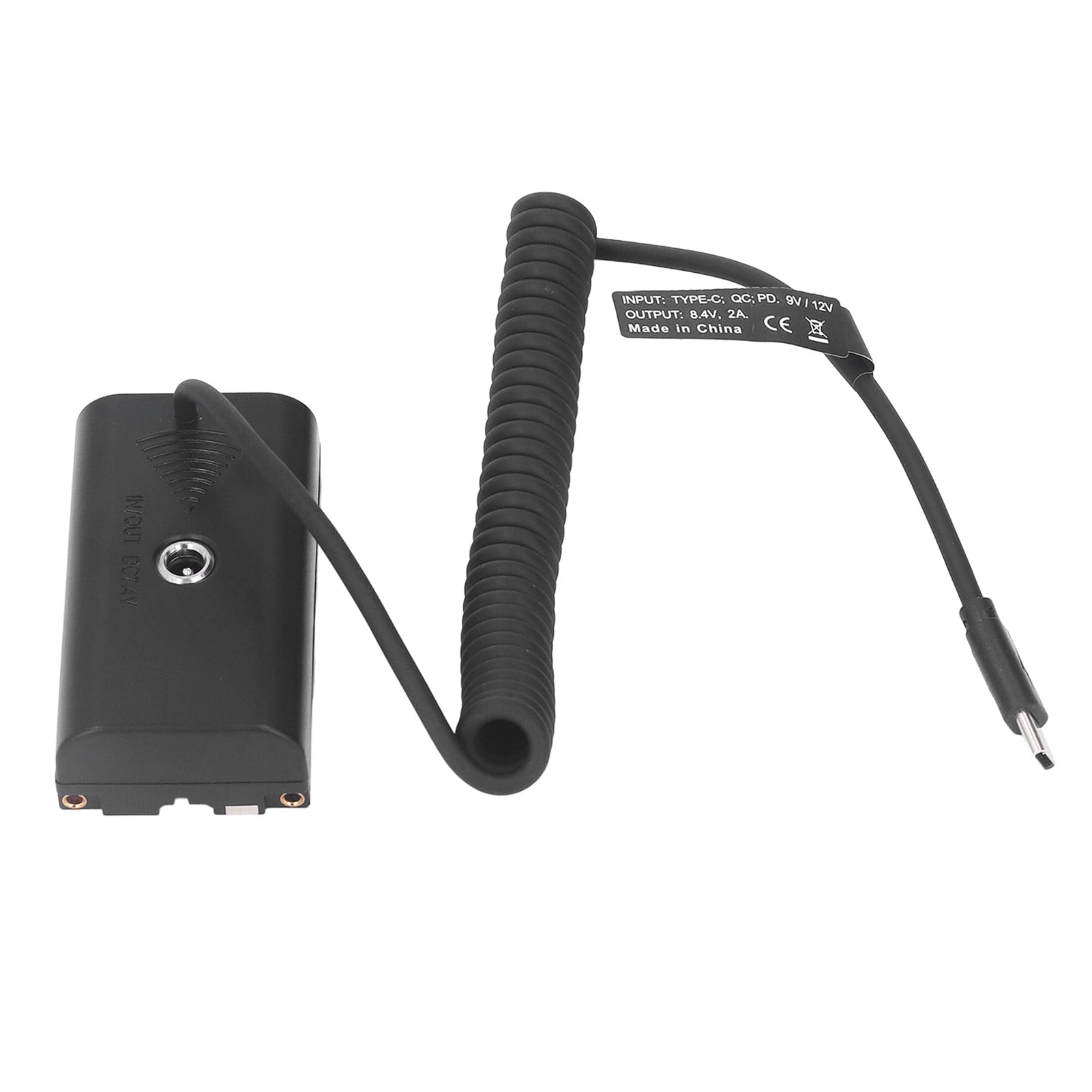 Dummy Battery Type C to NP F970 F750 F570 F550 Fast Charging Circuit