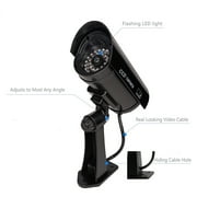 Dummy Camera Fake Security CCTV Dome Camera with Flashing Red LED Light