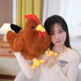 thumbnail image 1 of Dummy Doll Stuffed Rooster Toy, Soft and Huggable Plush for Imaginative Play, Perfect Gift for Farm Lovers and All Ages, 1 of 5