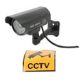 Dummy Fake Security Camera Red Flashing Lights Simulated CCTV Camera Surveillance System for