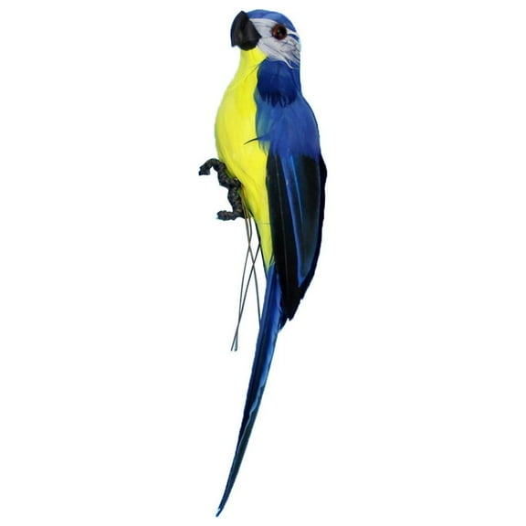 Dummy Feather Parrot - Foam and Feather Material, Lifelike - Ideal for Garden and Home Decoration