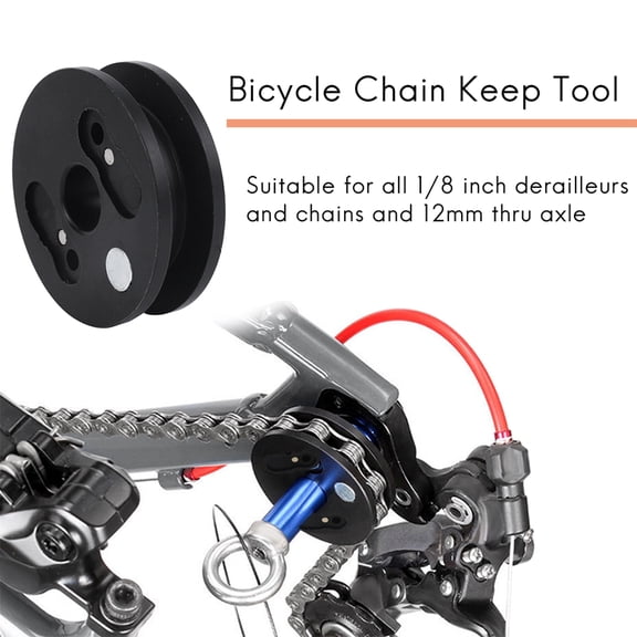Dummy Hub Bike Chain Keeper Holder Bicycle Chain Keep Tool for Bike Cleaning Transporting Lubing Storing