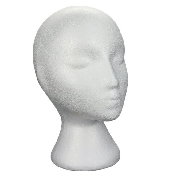 Dummy Model Female Wig Display Foam for Hat and Wig Storage