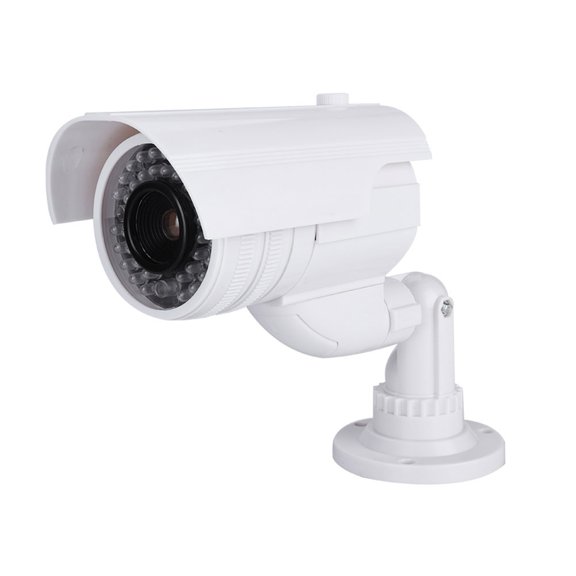 Dummy Security Camera Indoor Outdoor Virtual Surveillance Waterproof Device
