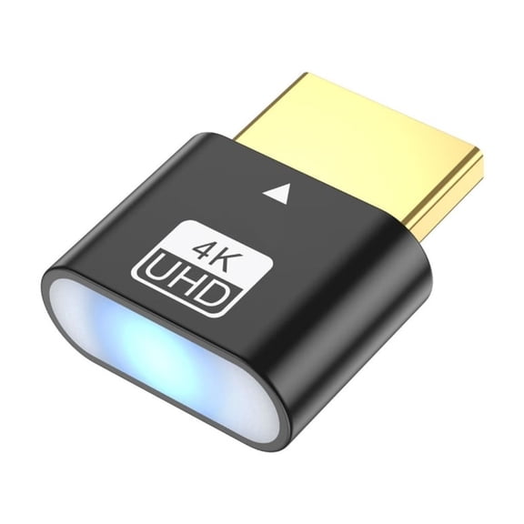 Dummys Plug Adapter With EDID Emulator For 4K 60Hz Multi-Monitor Headless GPU Optimization