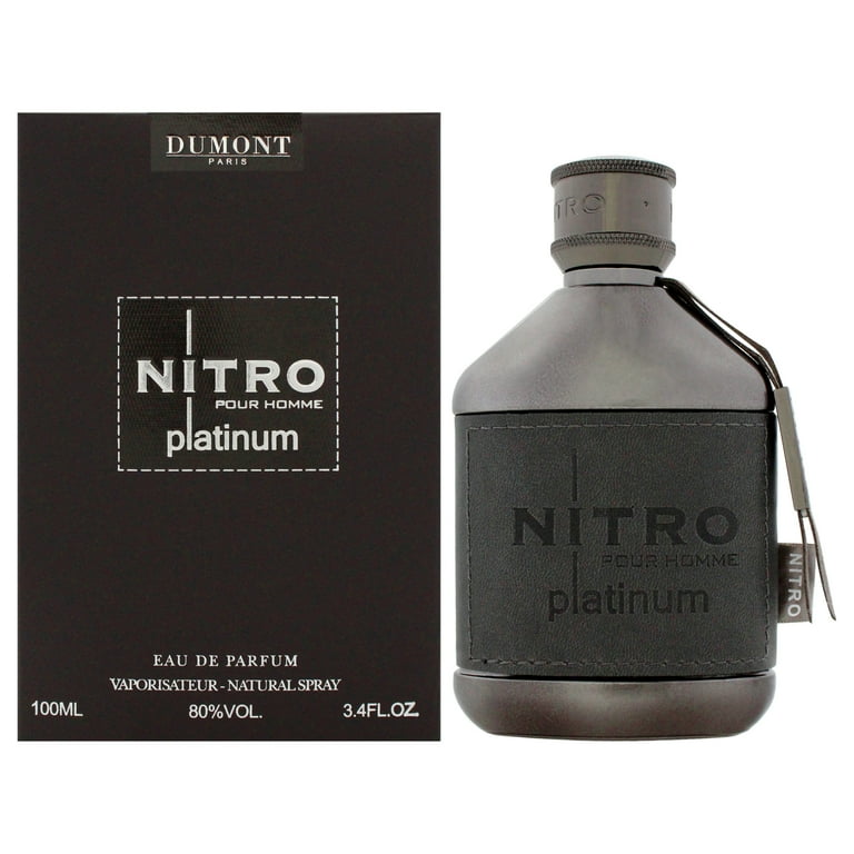 Dumont Nitro Platinum, 3.4 oz EDP Spray, Woody Fragrance with