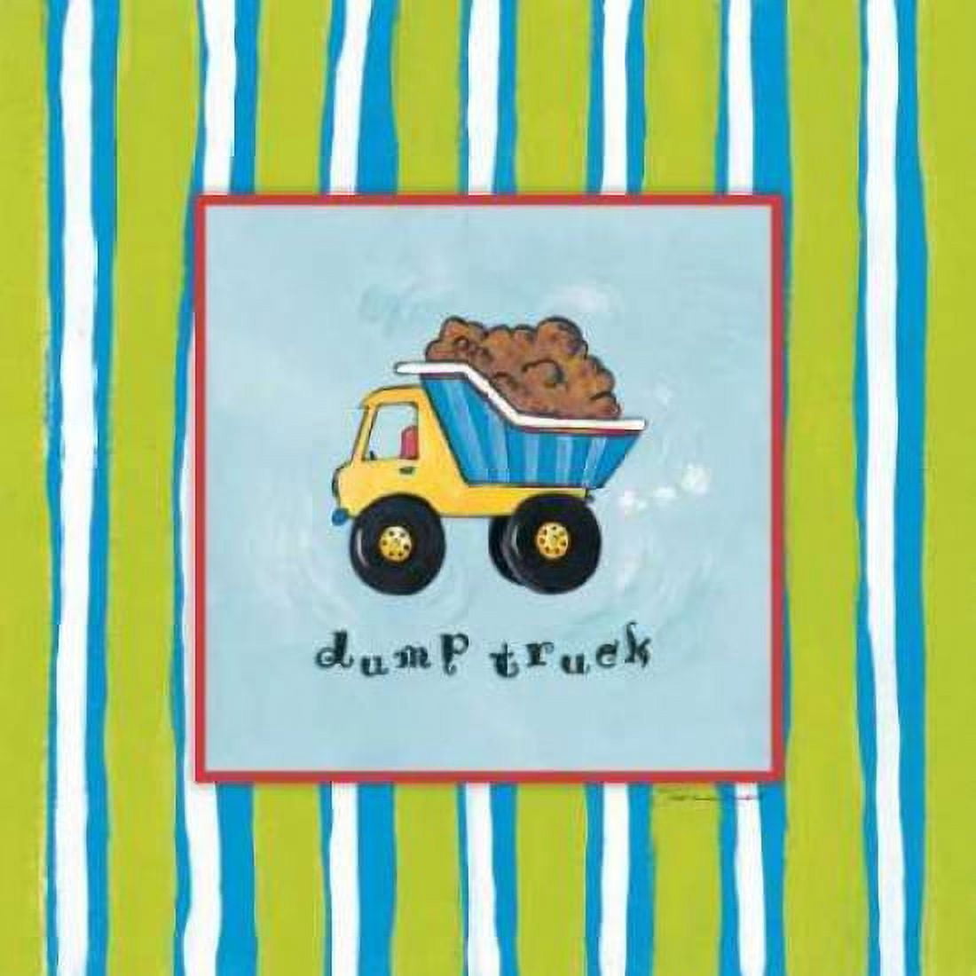 Dump Truck Canvas Art - Stephanie Marrott (24 x 24)