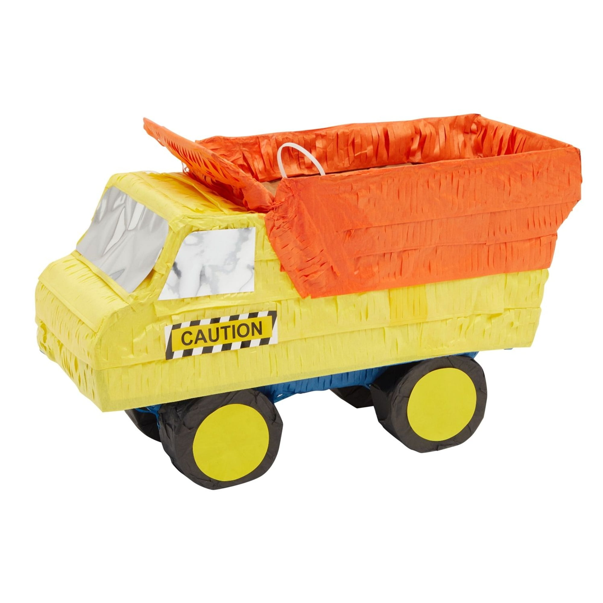 BLUE PANDA Dump Truck Pinata - Kids Construction Birthday Party Supplies, Construction Party Decorations (Small, 15.7 x 9.2 x 6.3 In)