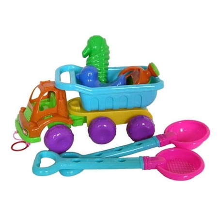 Dump Truck Sand Toy - 7 Piece Set