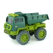 Dump Truck Toy,Toys for 4 Year Old Boys,Children's Puzzle Toy Large Simulation Engineering Vehicle Excavator Inertias Sliding Toy Vehicle Drop Resistants Boy GiftA