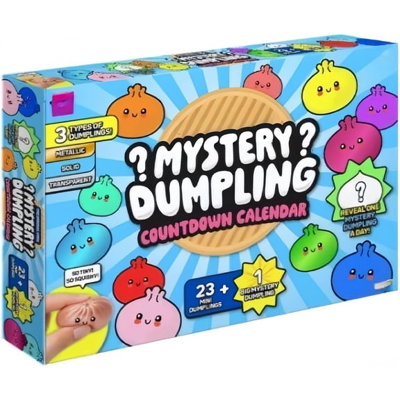 Dumpling Advent Calendar, Anxiety Relief Fidget, Soft Squeeze Decompression Dough, Ideal For Adults, Fun Gifts For Stress-Free Moments