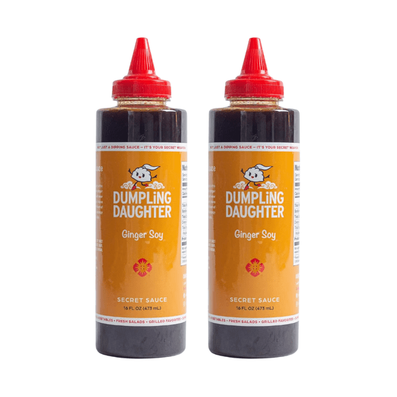Dumpling Daughter Ginger Soy Sauce, 16 oz Bottles (Pack of 2)