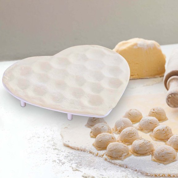 Dumpling Maker - 21 Holes Plastic Pelmeni Maker - Russian Ukrainian Dumpling Mold Machine Press Ravioli Mould Cutter - Delicious Dumplings Siberian Meat Pelmeni Kitchen Supplies