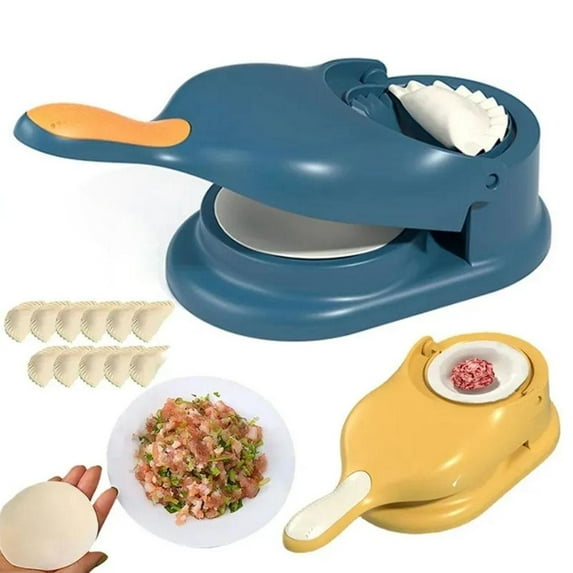 Dumpling Maker & Empanada Press, 2-in-1 Manual Dough Press – Easy-to-Use Kitchen Tool for Pierogies, Ravioli & Pastries – Compact, Durable & Easy to Store