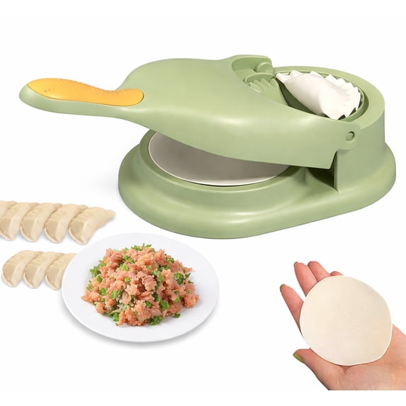 Dumpling Maker & Empanada Press, 2-in-1 Manual Dough Press – Easy-to-Use Kitchen Tool for Pierogies, Ravioli & Pastries – Compact, Durable & Easy to Store