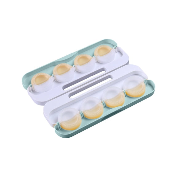 Dumpling Maker Press Green, 8-Cavity Polypropylene Dumpling Wrappers Fictilis Kitchen Instrumentum