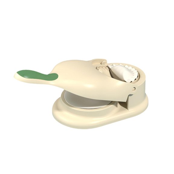 Dumpling Making Tool In 1 Efficient Maker for DIY Dumplings with Moulds and Manual Presser Kitchen Dumpling Moulds for Homemade Dumpling and Pleats,27cmx11cmx7cm,Beige