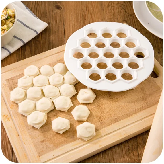 Dumpling Mante Ravioli Pierogi Pelmeni Mold Maker Dough Press Cutter 8X8In,In Us