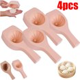 thumbnail image 1 of Dumpling Mold Silicone, 2026 New Dumpling Cake Pop Mold 3D Bun Shape Silicone Mold for Diy Crafts For Chocolate, Fondant, Soap, Candle, Resin, 4pcs, 1 of 8