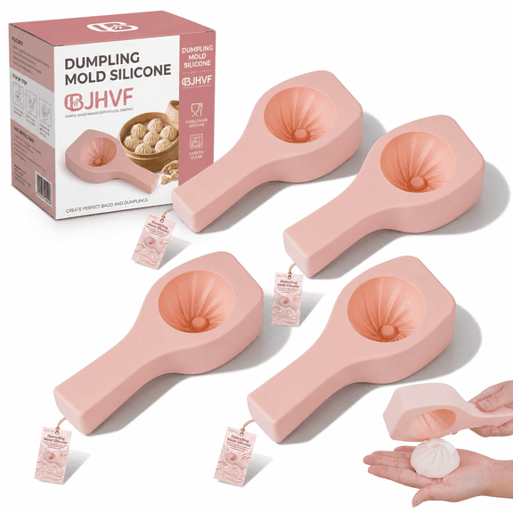 Dumpling Mold Silicone,Dumpling Maker Silicone,Dumplings Cake Pop Mold.3D Bun Shape Silicone Mold for DIY Crafts for Chocolate, Fondant, Soap, Candle, Resin and Handmade Projects