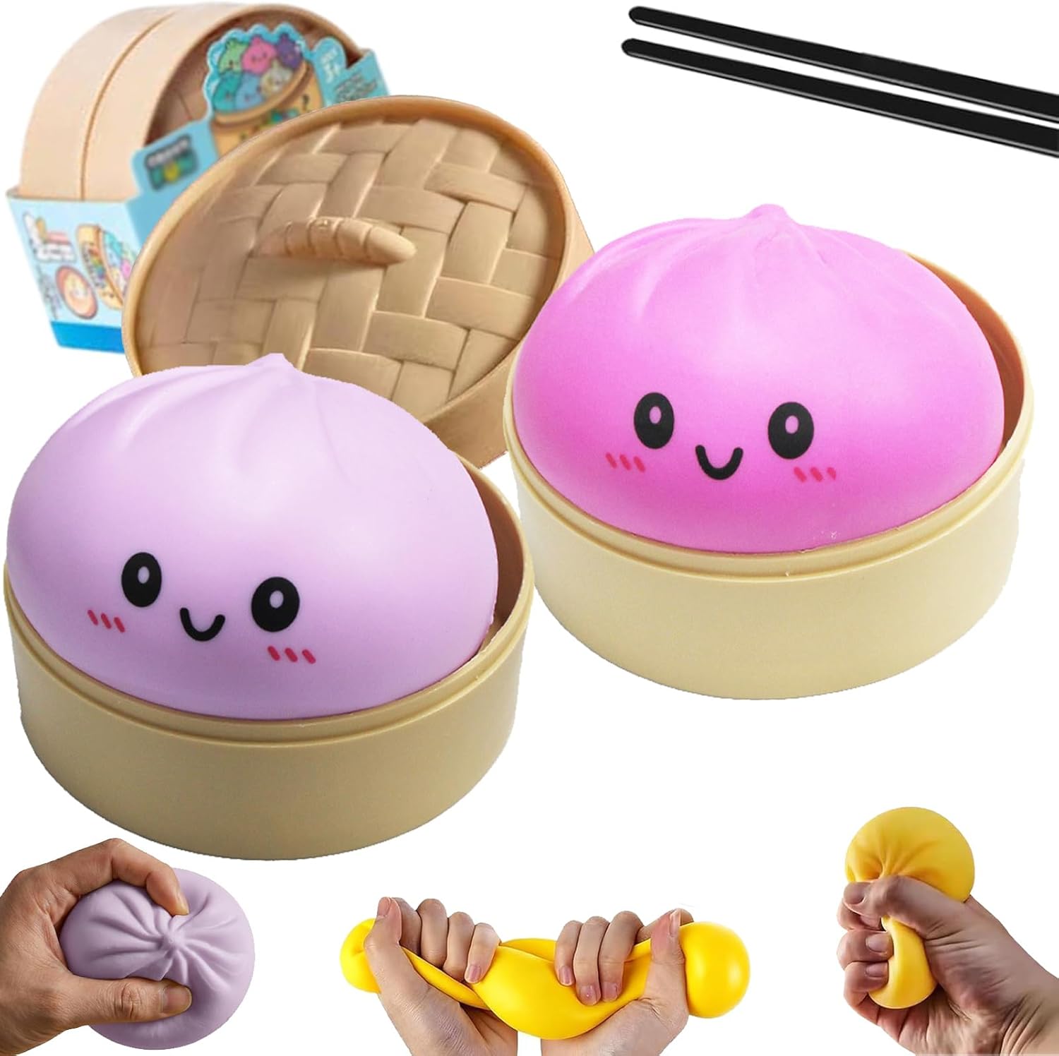 Dumpling Mystery Squishy Jumbo Giant Glitter Dumpling Squishy Soft 