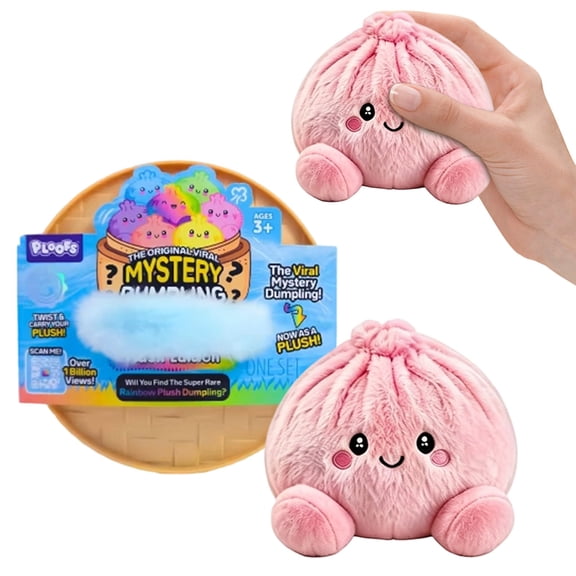 Dumpling Pillow Cute Plush Stuffed Steamed Bun Pillow Home Decor Squishy Dumpling Stress Squeeze Toy Slow Rebound Plush Pillow Soft Stretch Decompression Fidget Toy for Adults Anxiety Relief