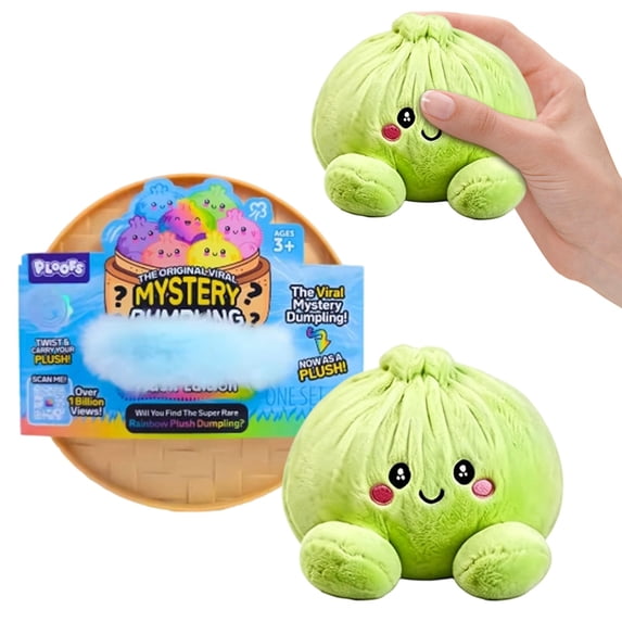 Food Container Display Store Dumpling Plush Collectible Toy, Soft Stuffed Dumpling Plush With ...