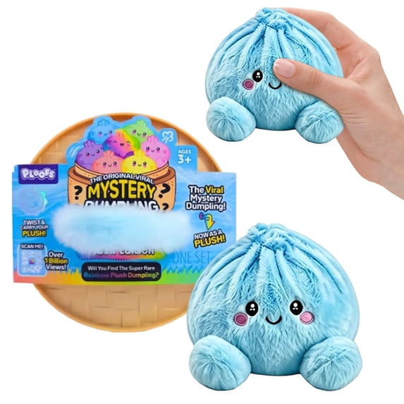 Dumpling Plush Editon, Super Rare Rainbow Plush Dumpling, Blind Box Collectible Dumpling Plush Toy