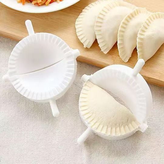 Dumpling Ravioli Maker Press , Dumpling Maker Set with Dough Cutter, Dumpling Mold Set , Chinese Dumpling(3PCS)