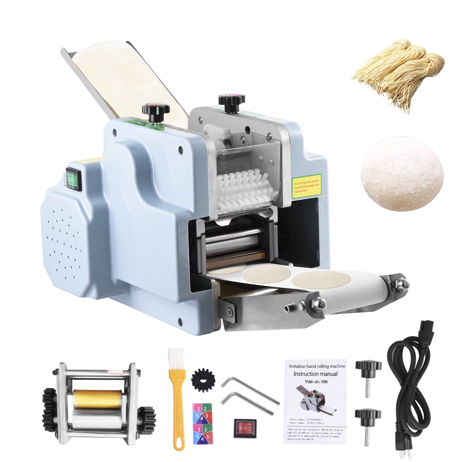Dumpling Skin Maker Machine Wonton Wrappers Dough Round Processing ...