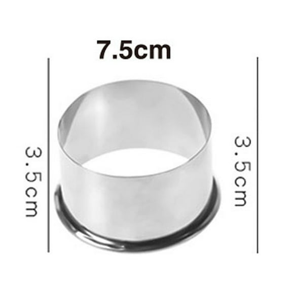 Dumpling Skin Mold Maker and Dough Press, Manual Empanada Ravioli Wrapper Tool for Kitchen, Stainless Steel Dough Cutter