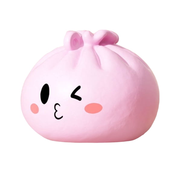 Dumpling Squish Blowing Bubbles Jumbo dumpling Butter Squeezy Stress Toy Slow Rising Sensory Anxiety Relief Ball Birthday Present Gift for Kid