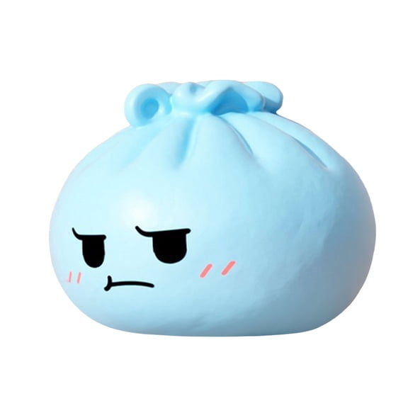 Dumpling Squish Blowing Bubbles Jumbo dumpling Butter Squeezy Stress Toy Slow Rising Sensory Anxiety Relief Ball Birthday Present Gift for Kid