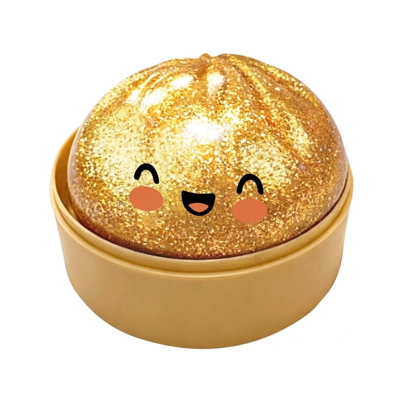 Dumpling Squish Jumbo dumpling Squeezy Stress Toy Giant Slow Rising Sensory Anxiety Relief Ball Birthday Present Gift A Gold