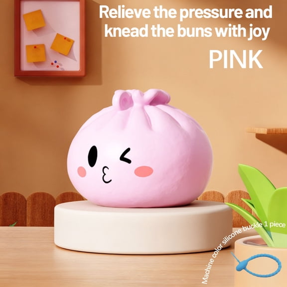 Dumpling Squishies Box – Slow Rising Face Squeeze, Tear-Resistant Fidget Sensory for Easter Basket Stuffers, Goodie Bag Fillers