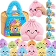 thumbnail image 1 of Dumpling Squishies Plush Stuffed for Family, Ultra Soft & Huggable Fabric, Ideal Gift for Famliy,5.9“-P, 1 of 9