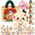 thumbnail image 1 of Dumpling Squishies Plush Stuffed for Family, Ultra Soft & Huggable Fabric, Ideal Gift for Famliy,C, 1 of 9