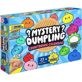 Dumpling Squishy, 2026 Squishy Dumpling Advent Countdown Calendar, 24 PCS Random Surprise Squishies Toys, Stress Relief Sensory Fidget Toy for Anxiety Relief Hand Relax, Birthday Gifts