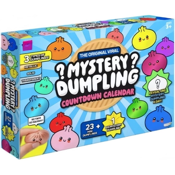 Dumpling Squishy Advent Calendar, 2026 Squishy Dumpling Mystery Advent Countdown Calendar 24 Days, for Anxiety Relief Hand Relax Gifts
