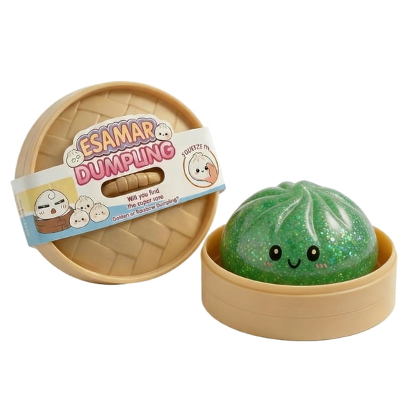 Dumpling Squishy Bun Squishy Squishy Dumplings Mystery Box, Soft Squeeze Decompression Dough Dumpling Surprise Stress Ball Dumpling Squishy
