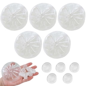 Dumpling Squishy Clear Skin DIY Stress Ball Making Kit Sensory Squeeze Vacuum Pressure Fidget Anxiety Relief Steamed Bun Decompression Transparent Adults