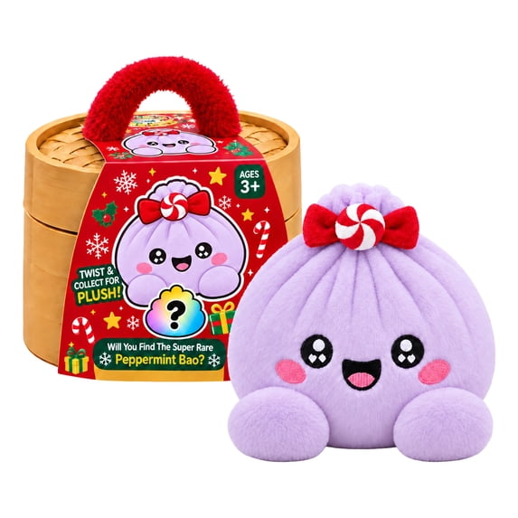 Dumpling Squishy Cute Plush Stuffed Bun with Steamer, Dumpling Stress Ball Squeeze for Adults Home Office Decor Christmas Gifts
