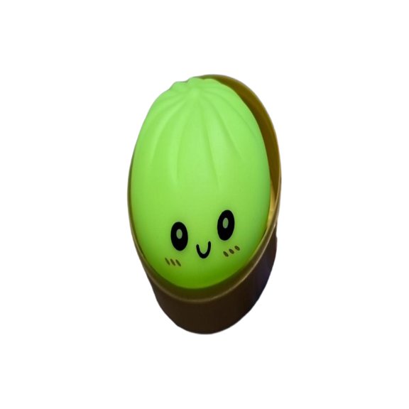 Dumpling Squishy Light Up Steamed Bun with Bamboo Style Basket Slow Rising Simulated Figure for Tactile Desk Play