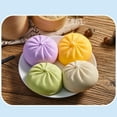 thumbnail image 1 of Dumpling Squishy - Mega Stress Relief Ball for Anxiety & Fidget: Soft Squeeze Sensory Dough for All Ages, Ideal for Relaxation & Daily Calm,4PCS, 1 of 9